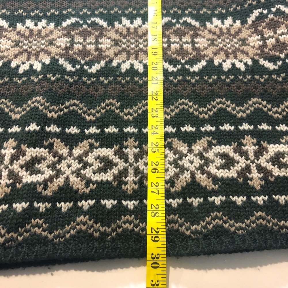 Abercrombie & Fitch Vintage Sweater 100% Wool L - Picture 7 of 7